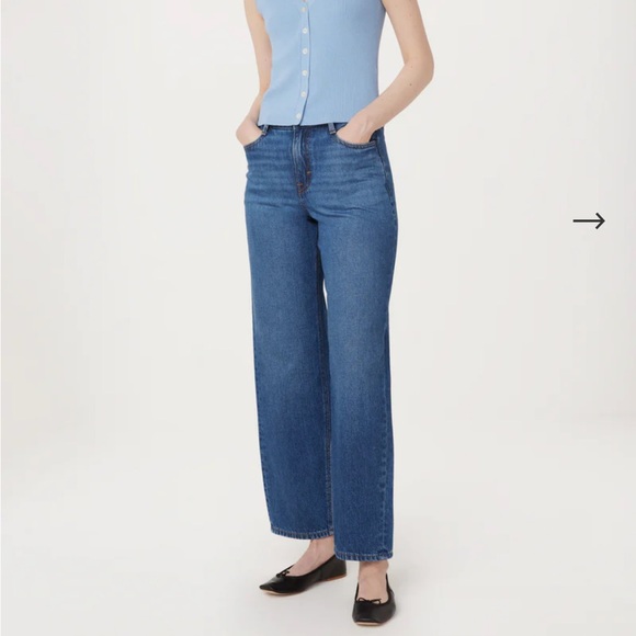 Frank & Oak Nina Ultra Wide Leg Jeans - Picture 1 of 6